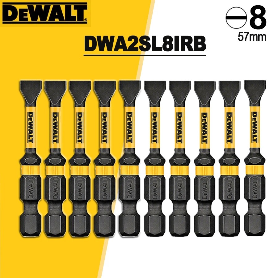 Power Tools Dewalt - DEWALT Slotted Impact Screwdriver Bit Set