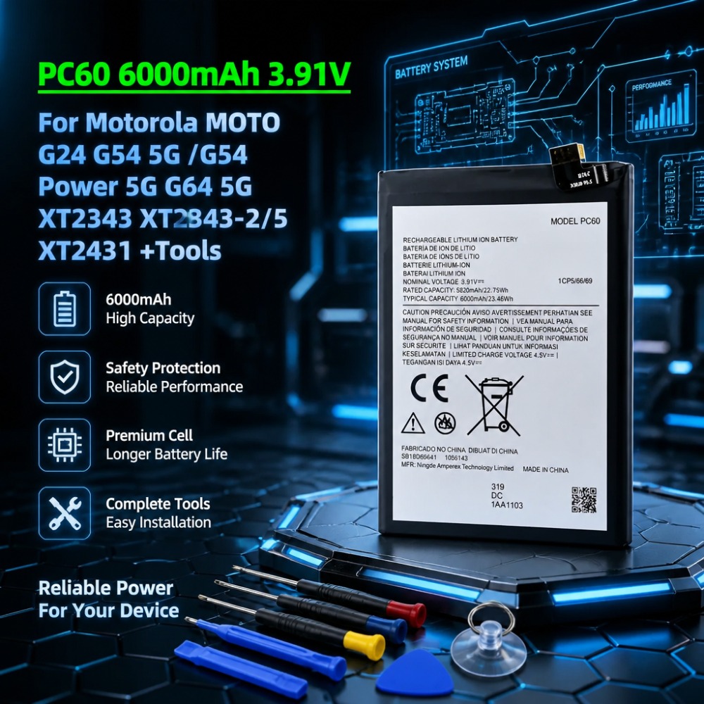 Power Xt Tools - Hot Sale New PC60 6000mAh 3.91V