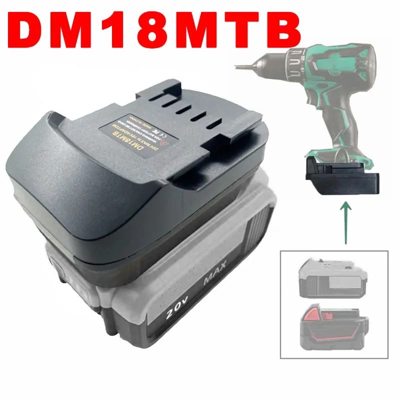 Power Tools Dewalt - DM18MTB Battery Adapter Converter for Dewalt/Milwaukee