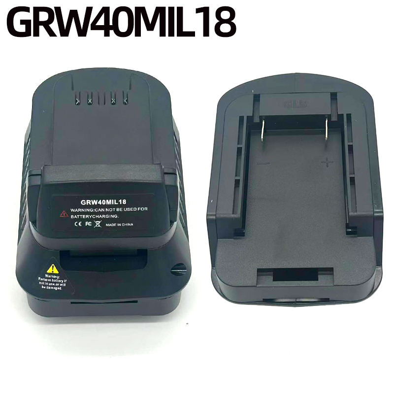 Power Tools Milwaukee - GRW40MIL18 Battery Adapter Converter Compatible for