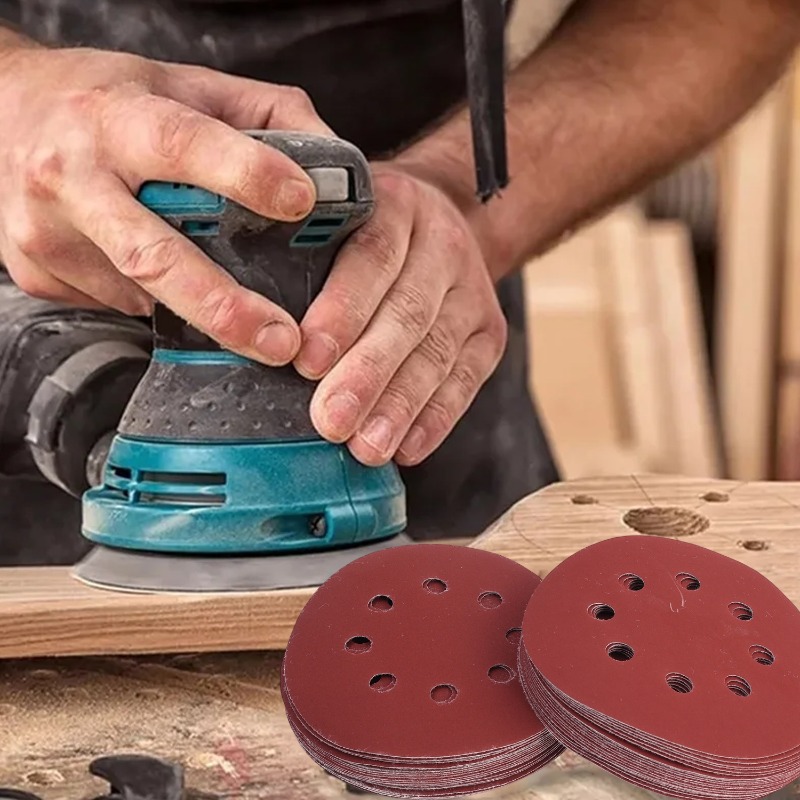 100PCS Sanding Discs 8 Hole Ho - Random Orbital Sander review and price