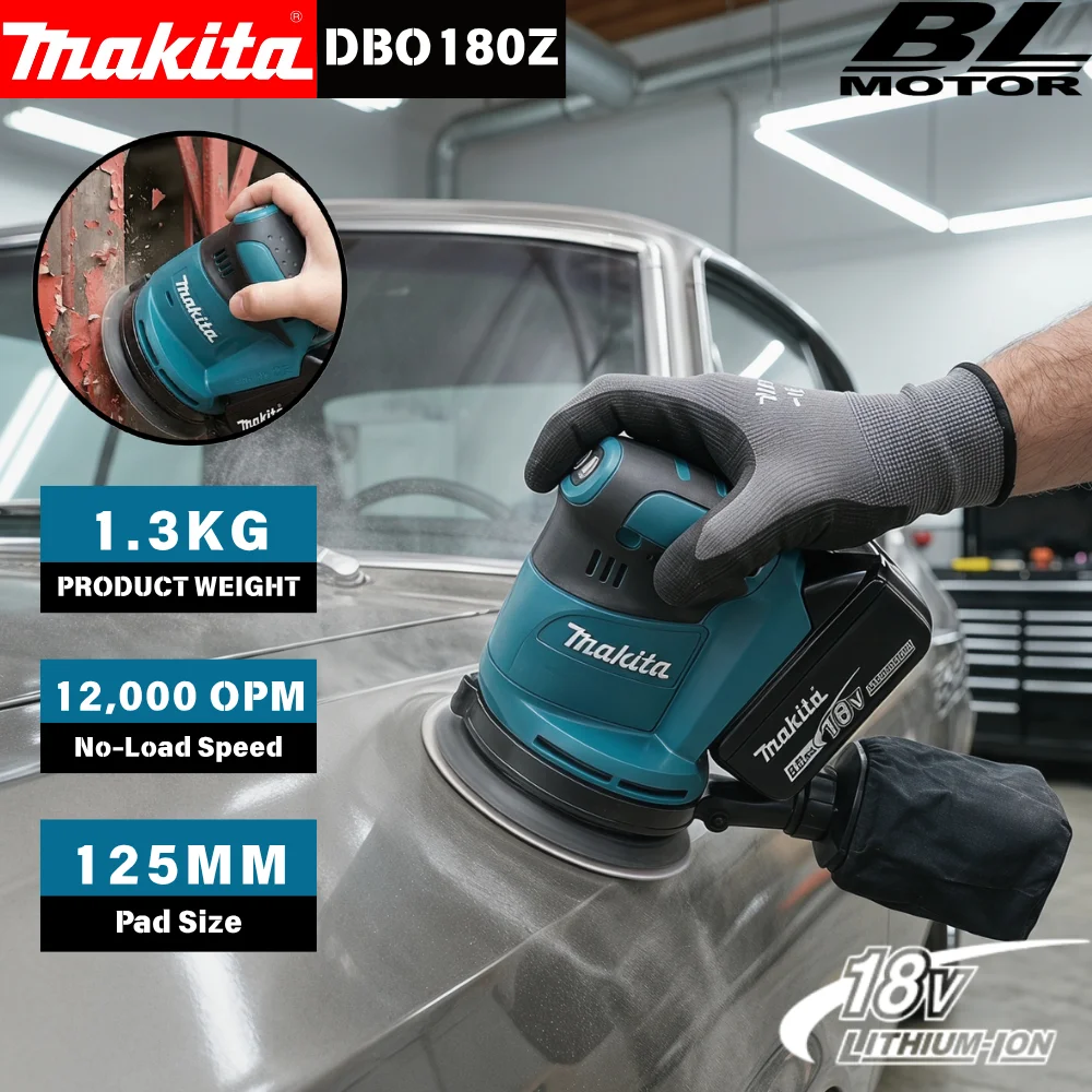 Makita DBO180 Rechargeable Dis - Random Orbital Sander review and price