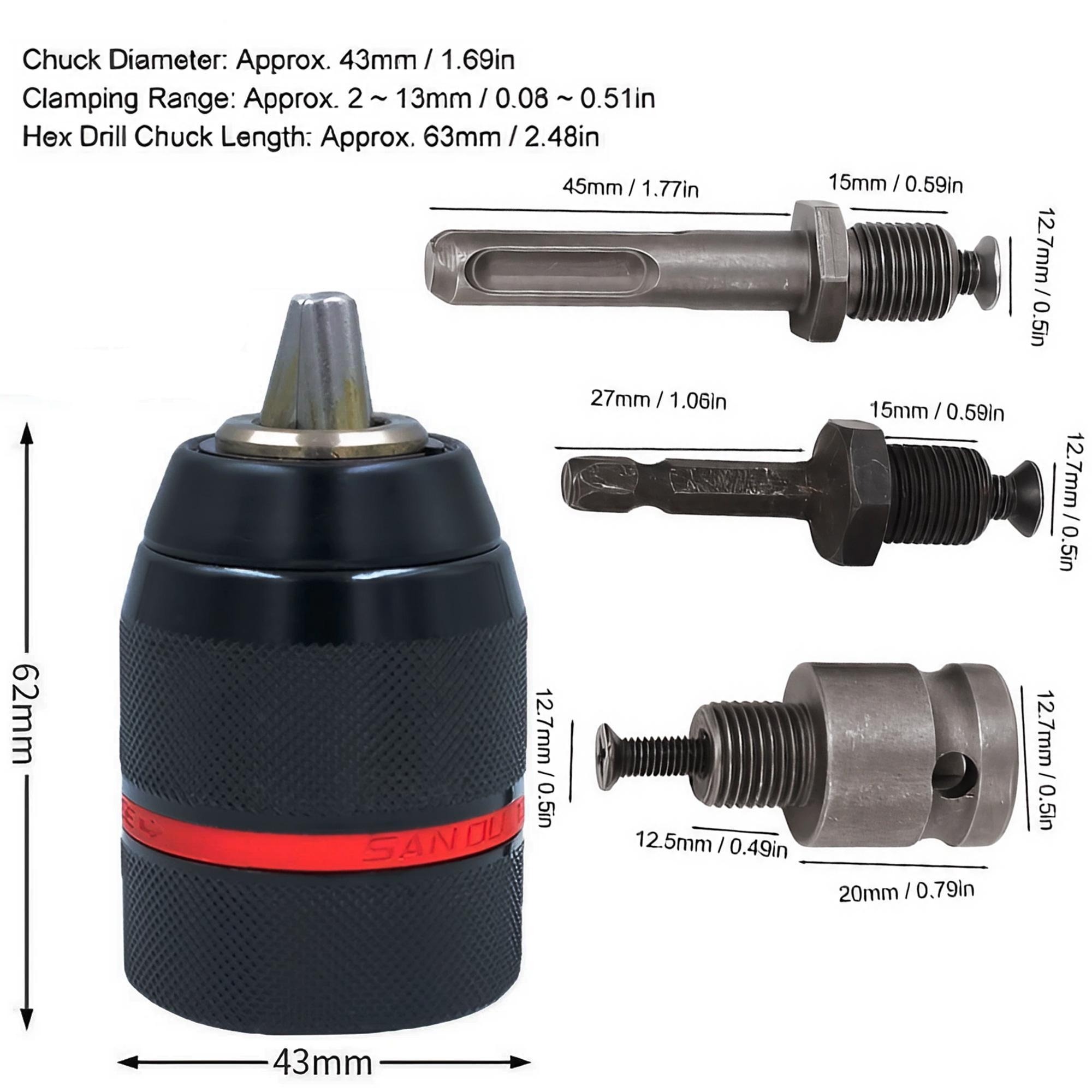 Keyless Drill Chuck Impact Dri - Power Tools For Sale review and price