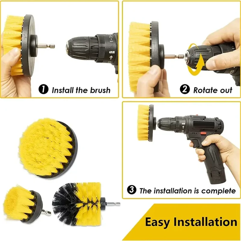 3 pcs/set drill brush set powe - Power Tools For Sale review and price