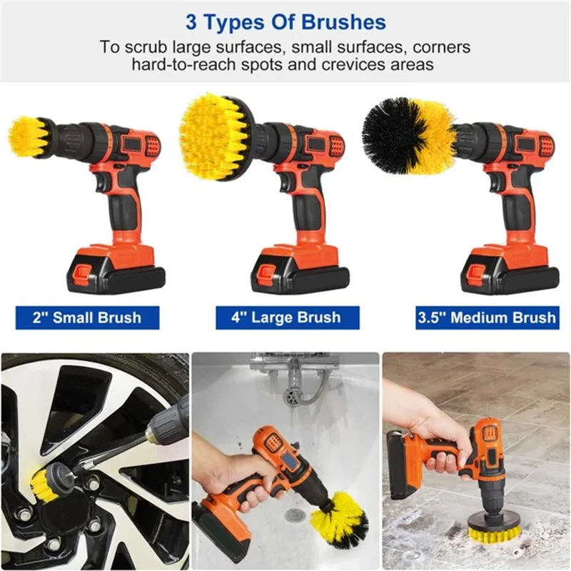 3 pcs/set drill brush set powe - Power Tools For Sale review and price