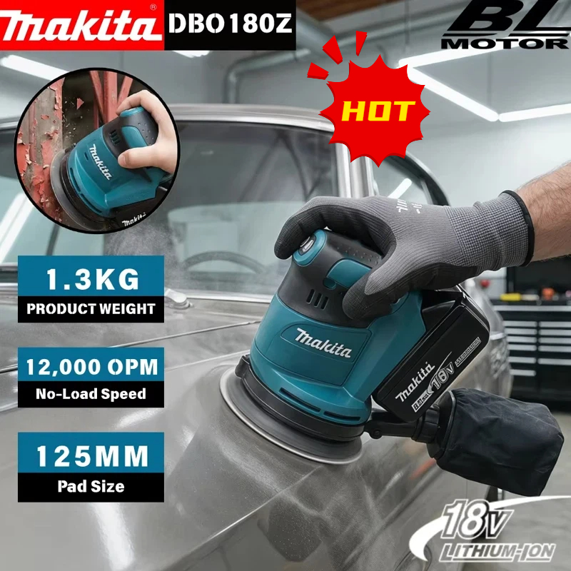 Makita DBO180Z 18V Brushless C - Random Orbital Sander review and price