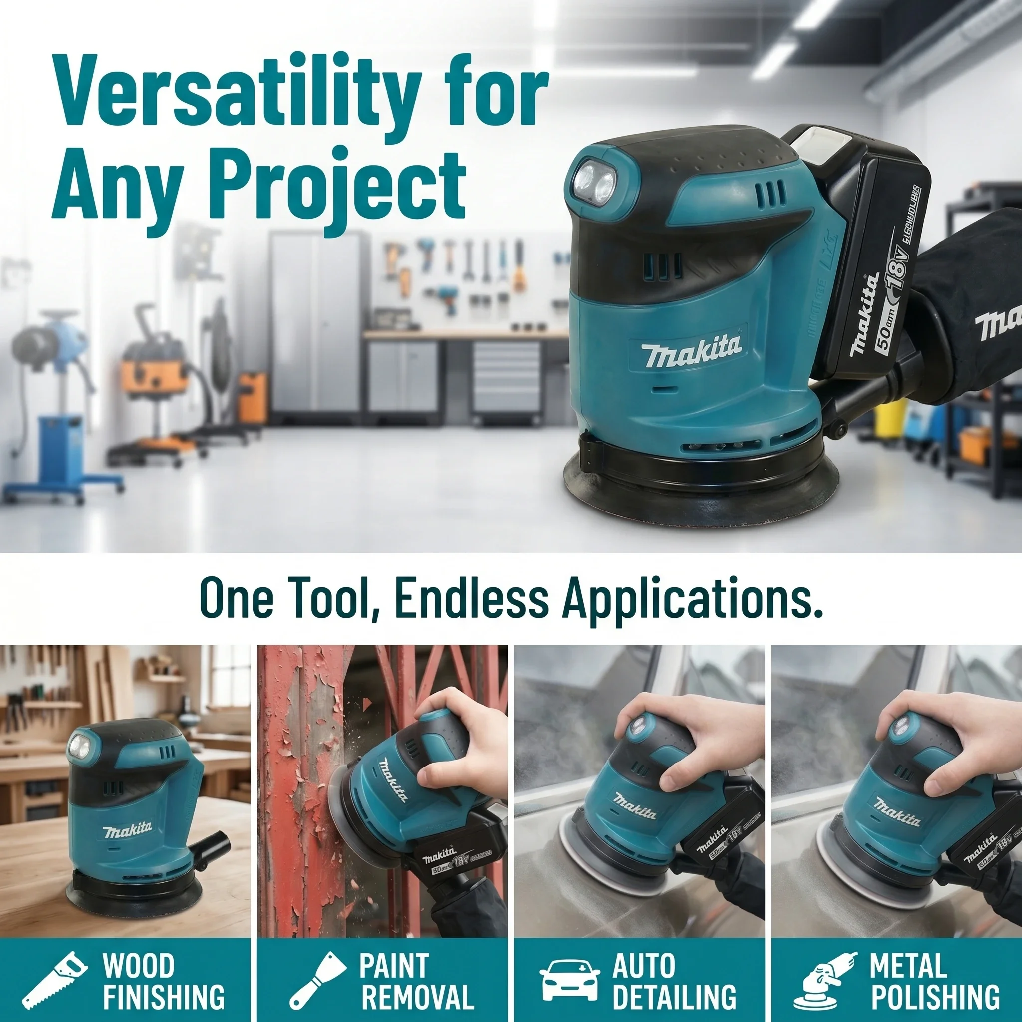Makita DBO180Z 18V Brushless C - Random Orbital Sander review and price