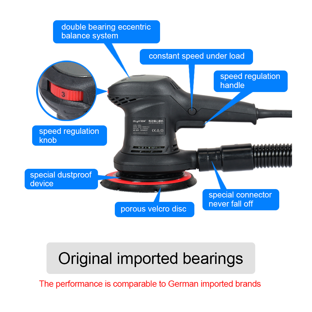 HONGMAI Orbit 3Mm Central Vacu - Random Orbital Sander review and price