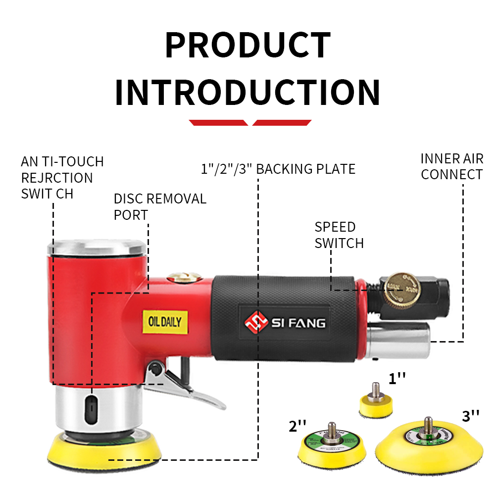 SIFANG Random Orbit Air Sander - Random Orbital Sander review and price